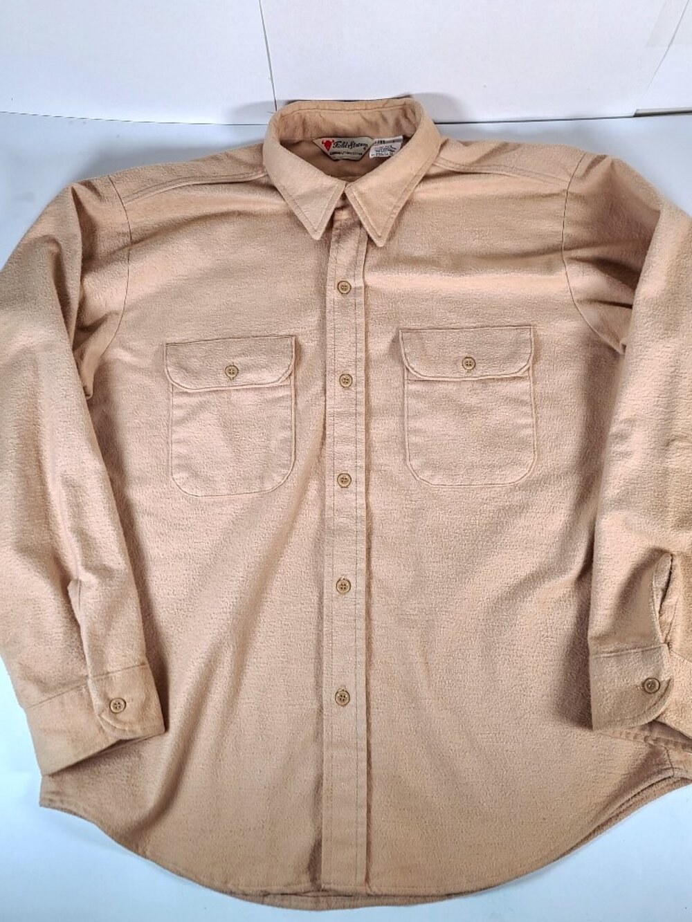 Vintage Field & Stream Gordon Ferguson Flannel Shirt Mens L Heavyweight Made USA
